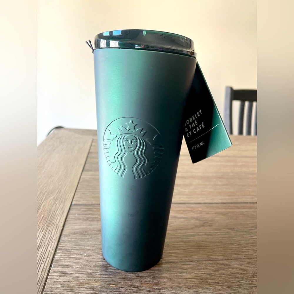COPY - New With Tags Starbucks 16fl oz Tumbler Dark
Green Limited Edition